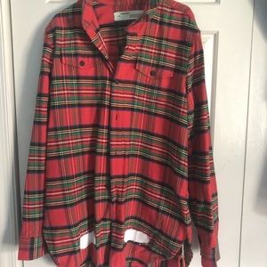 **SOLD** Off White Flannel